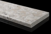 44 - marbre blanc-brun-noir ÉCLAT